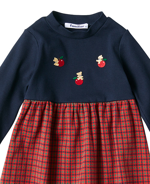 ❇︎ 今季　新品　未使用　タグ付き　ファミリア　ワンピース　90キッズ服女の子用(90cm~)