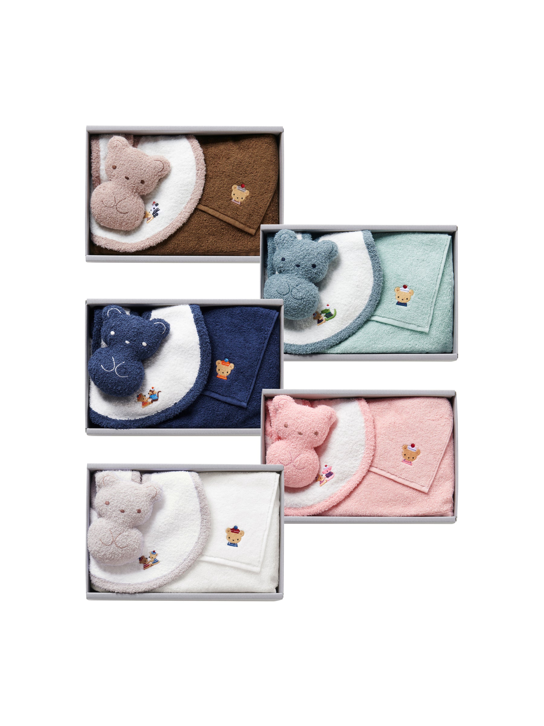 職場の方への出産祝い人気おすすめ|familiar(ファミリア)スタイとマスコットとタオルハンカチのセット