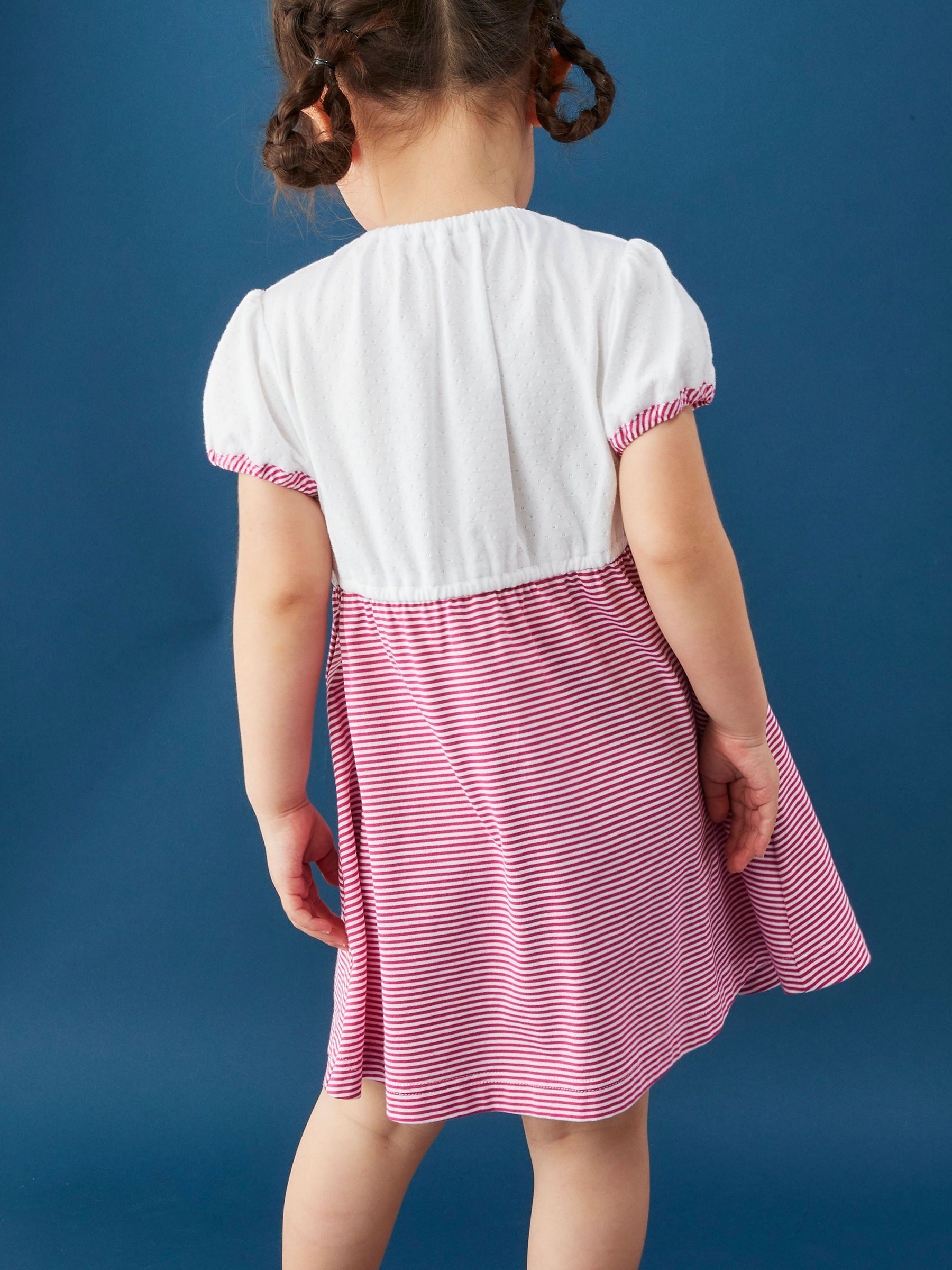 ファミリア  110 2点セット　リバーシブルワンピース　ボーダートップスキッズ服女の子用(90cm~)