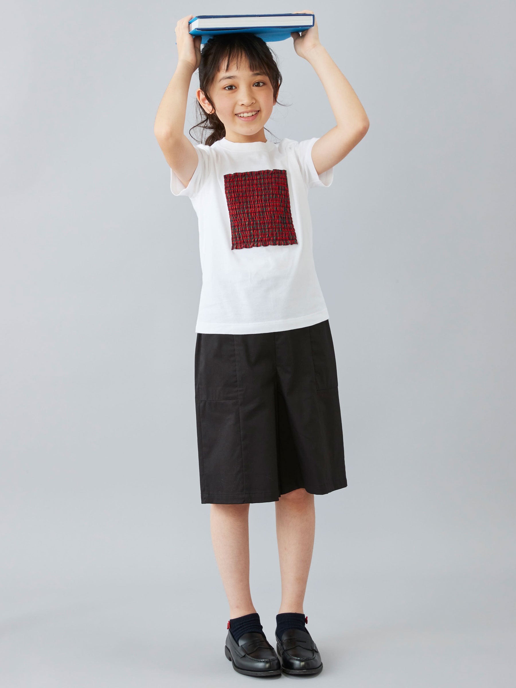 9,800円ファミリア 夏セットパンツ Tシャツ 帽子 男の子 くじら チェック 80cm