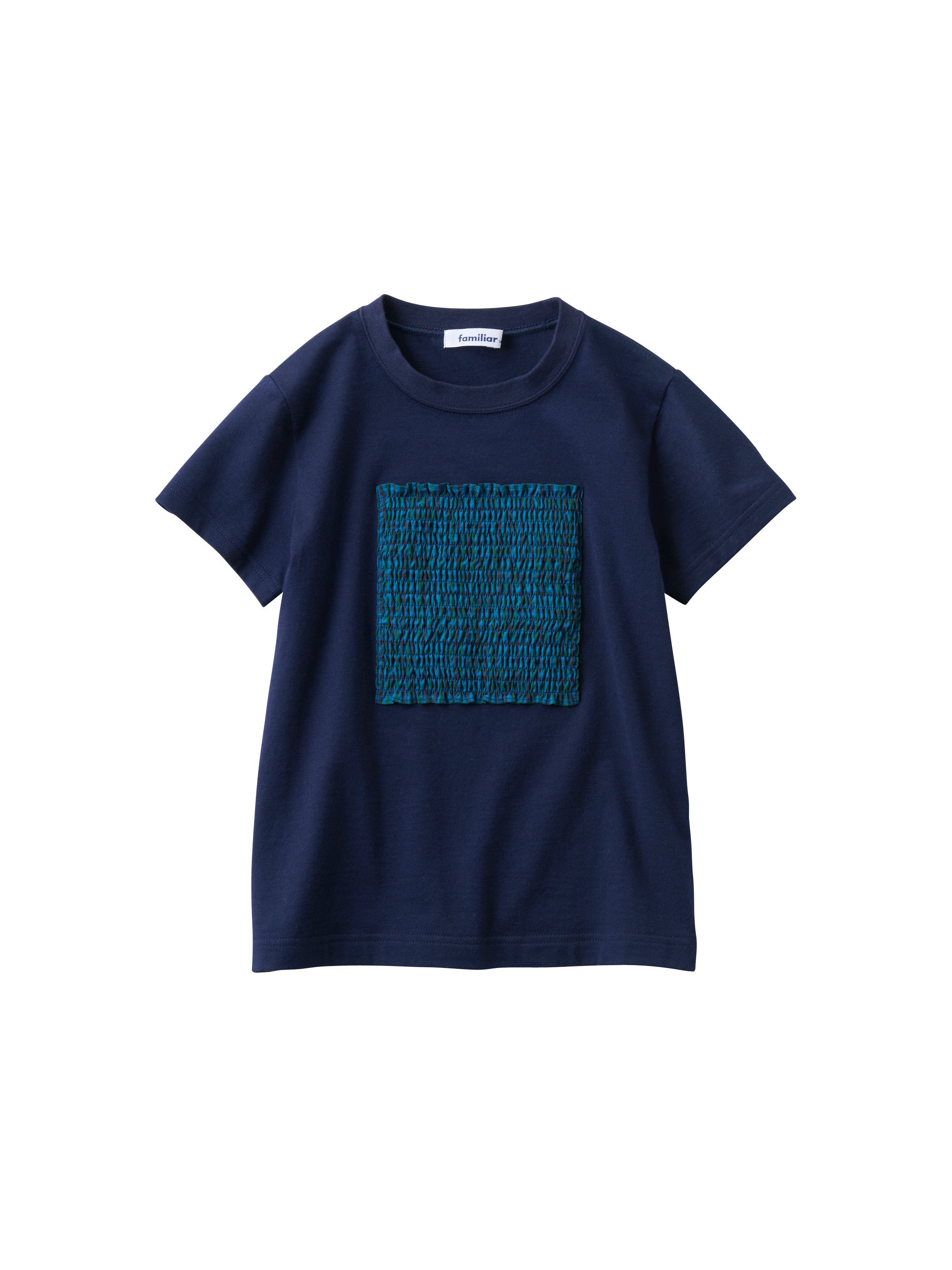 familiar ファミリア 80 チェック ポシェット Tシャツ